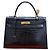 Hermès Kelly 32 in pelle di alligatore nero