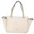 Tote Valentino Garavani Rockstud in pelle morbida Large Bianco - vista 2