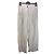 Autre Marque Aware Pantalones pierna ancha a rayas crema Crudo Azul oscuro