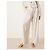 Autre Marque Aware Pantalones pierna ancha a rayas crema Crudo Azul oscuro - vista 5