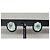 Autre Marque Sterling Silber 925 Ohrstecker Aquamarin und schwarzer Spinell Hellblau - Ansicht 2