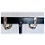 Autre Marque Sterling Silber 925 Ohrstecker Aquamarin und schwarzer Spinell Hellblau - Ansicht 3