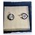 Autre Marque Sterling Silber 925 Ohrstecker Aquamarin und schwarzer Spinell Hellblau - Ansicht 7
