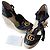 Gucci Espadrilles con zeppa in pelle nera trapuntata Nero