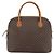 Céline Borsa CELINE Macadam Canvas PVC Pelle 2way Marrone Oro Auth 188224SAV D'oro - vista 13