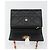 Borsa a tracolla Christian Dior Cannage Miss Caro in pelle nera e oro Auth 188849SAM Nero D'oro - vista 19