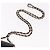 CHANEL Matelasse Chain Shoulder Bag Lamb Skin Black Gold CC Auth 187480SAM Nero D'oro - vista 14