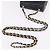 CHANEL Matelasse Chain Shoulder Bag Lamb Skin Black Gold CC Auth 187480SAM Nero D'oro - vista 7