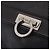 Borsa Salvatore Ferragamo Gancini in Pelle 2way Nera Argento Auth ka4860A Nero - vista 19
