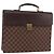 LOUIS VUITTON Damier Ebene Altona PM Briefcase N53315 LV Auth 189379