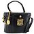 Borsa a mano Gianni Versace in pelle 2way Nero Oro Auth BA13533A D'oro