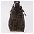 Borsa a Spalla FENDI Zucca Canvas Nero Marrone Auth 188466SAM - vista 4