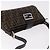Borsa a Spalla FENDI Zucca Canvas Nero Marrone Auth 188466SAM - vista 6