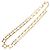 Collana Christian Dior in metallo Oro Autentica 186549M D'oro