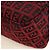 Bolso de hombro FENDI Zucchino Canvas Mamma Baguette Rojo Plata Auténtico 185835SAM Roja - vista 16