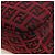 Bolso de hombro FENDI Zucchino Canvas Mamma Baguette Rojo Plata Auténtico 185835SAM Roja - vista 18