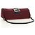 Bolso de hombro FENDI Zucchino Canvas Mamma Baguette Rojo Plata Auténtico 185835SAM Roja - vista 7