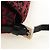 Bolso de hombro FENDI Zucchino Canvas Mamma Baguette Rojo Plata Auténtico 185835SAM Roja - vista 8