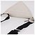 Borsa a Spalla PRADA in Pelle Bianco Argento ka4868V - vista 6
