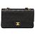 CHANEL Matelasse 25 Chain Shoulder Bag Lamb Skin Black Gold CC Auth 189017V Nero D'oro - vista 13