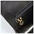 CHANEL Matelasse 25 Chain Shoulder Bag Lamb Skin Black Gold CC Auth 189017V Nero D'oro - vista 27