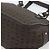 Bulgari Borsa BVLGARI Logo Mania in tela marrone e argento Auth hk3805 - vista 15