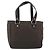 Bulgari Borsa BVLGARI Logo Mania in tela marrone e argento Auth hk3805 - vista 2