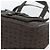 Bulgari Borsa BVLGARI Logo Mania in tela marrone e argento Auth hk3805 - vista 9