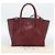 PRADA Handtasche Leder 2way Rot Silber Auth 188750M - Ansicht 12