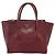 PRADA Handtasche Leder 2way Rot Silber Auth 188750M - Ansicht 13