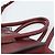 PRADA Handtasche Leder 2way Rot Silber Auth 188750M - Ansicht 14