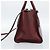 PRADA Handtasche Leder 2way Rot Silber Auth 188750M - Ansicht 4
