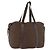 Borsa Boston PRADA in nylon Khaki Silver Auth hk3830 Argento Cachi