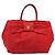 Borsa a mano PRADA Ribbon Nylon Rosso Oro Auth 188725A D'oro - vista 13