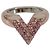 Anello Essential V Strath in metallo Oro rosa LOUIS VUITTON M68194 LV Auth 186143A D'oro - vista 2