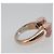 Anello Essential V Strath in metallo Oro rosa LOUIS VUITTON M68194 LV Auth 186143A D'oro - vista 6