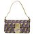 FENDI Zucca Canvas Mamma Baguette Borsa a Spalla Viola Oro Auth 189005SAM D'oro Porpora - vista 13