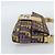 FENDI Zucca Canvas Mamma Baguette Borsa a Spalla Viola Oro Auth 189005SAM D'oro Porpora - vista 4