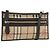 Borsa a Spalla BURBERRY Nova Check PVC Beige Oro Auth 188891A D'oro