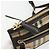 Borsa a Spalla BURBERRY Nova Check PVC Beige Oro Auth 188891A D'oro - vista 10