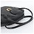 Borsa Christian Dior Trotter in tela PVC Nero Oro Auth 188382 - vista 7