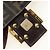 FENDI Zucca Canvas Mamma Baguette Shoulder Bag Black Brown Auth 186461V Marrone Nero - vista 10