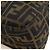 FENDI Zucca Canvas Mamma Baguette Shoulder Bag Black Brown Auth 186461V Marrone Nero - vista 16