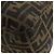FENDI Zucca Canvas Mamma Baguette Shoulder Bag Black Brown Auth 186461V Marrone Nero - vista 18