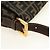FENDI Zucca Canvas Mamma Baguette Shoulder Bag Black Brown Auth 186461V Marrone Nero - vista 8