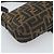 FENDI Zucca Canvas Mamma Baguette Shoulder Bag Black Brown Auth 189109V Marrone Nero - vista 17