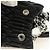 Borsa Miu Miu in pelle 2 way nera argento Auth 187138SAV Nero - vista 5