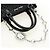 Borsa Miu Miu in pelle 2 way nera argento Auth 187138SAV Nero - vista 9