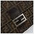 FENDI Zucca Canvas Mamma Baguette Bolsa de Ombro Preto Prata Marrom Autêntica 187420V - vista 18