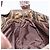 FENDI Zucca Canvas Mamma Baguette Bolsa de Ombro Preto Prata Marrom Autêntica 187420V - vista 21